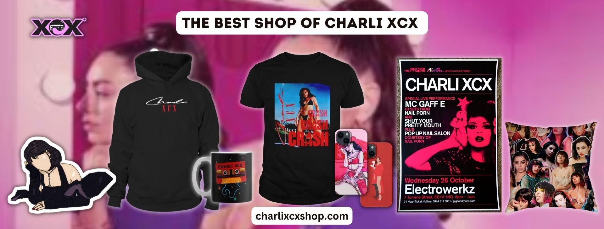 charli xcx Banner - Charli XCX Shop